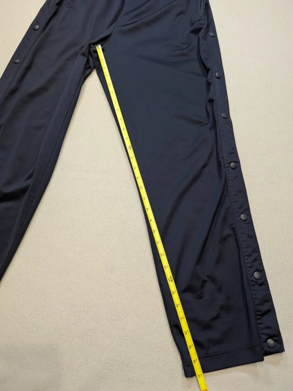 Vintage Foot Locker Navy Tearaway Snap Track Pants Men's M Y2K